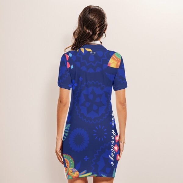 Hispanic Heritage Polo Collar Dress - Image 4